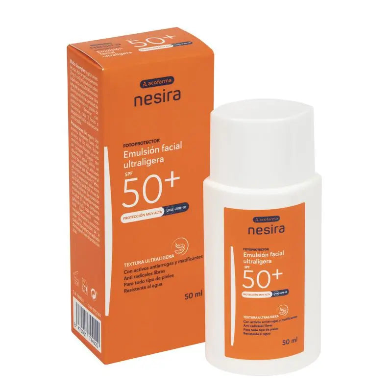 Nesira Ultra Light Facial Emulsion Spf50+ , 50 ml