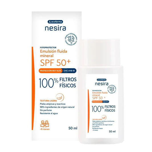 Nesira Mineral Fluid Emulsion Spf50+ , 50 ml
