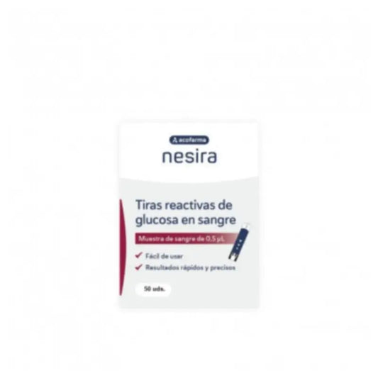 Nesira Blood Glucose Test Strips, 50 pcs.