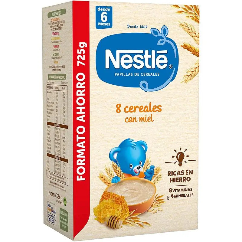 Nestlé Papilla 8 Cereals With Honey, 725 g