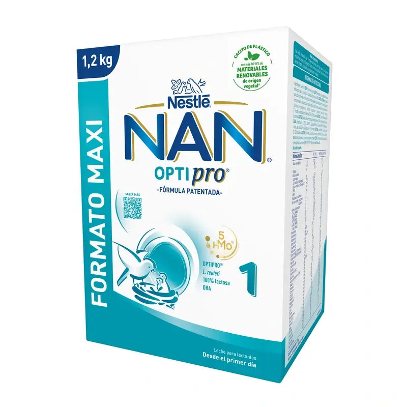 Nestlé Nan Optipro 1 Lait de démarrage, 1200 g