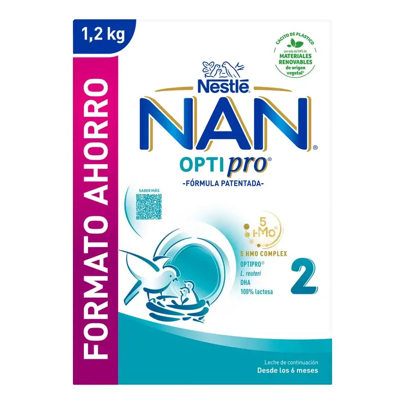 Lait maternisé Nestlé Nan Optipro 2, 1200g
