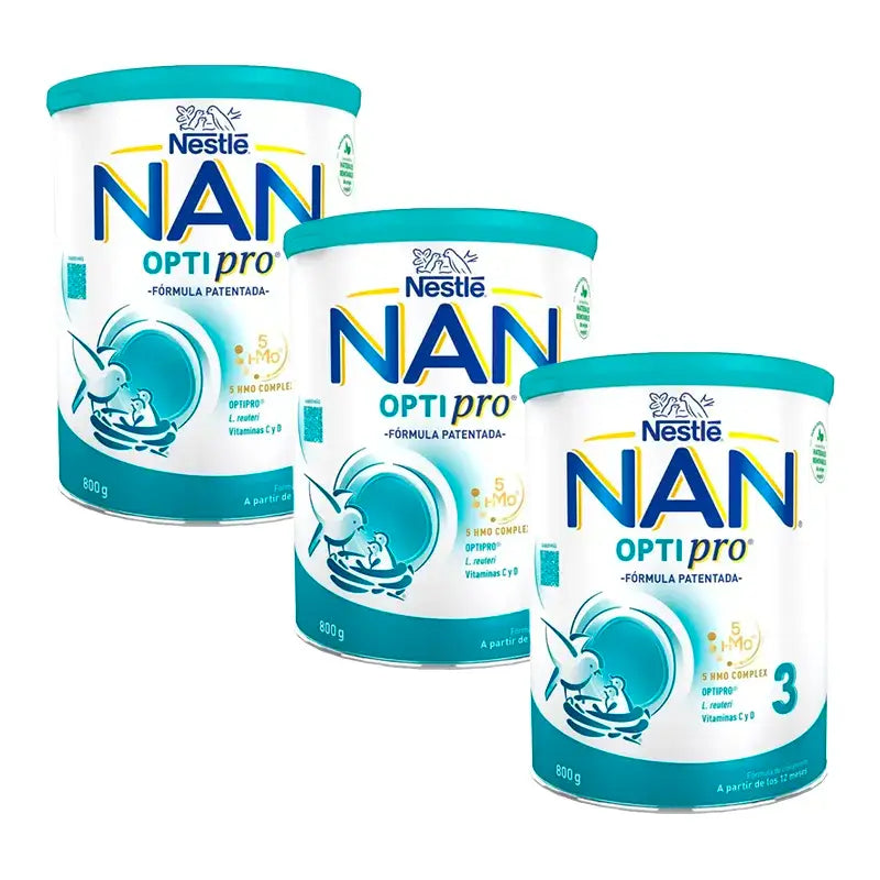 Nestlé Nan Optipro 3 Growing-Up Milk, 3x800 g