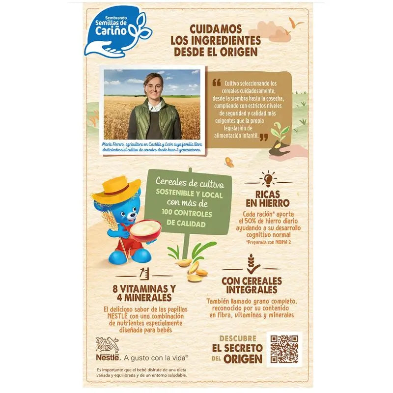 Nestlé 6-Pack 6 porridges 8 Céréales avec biscuit Maria, 475g