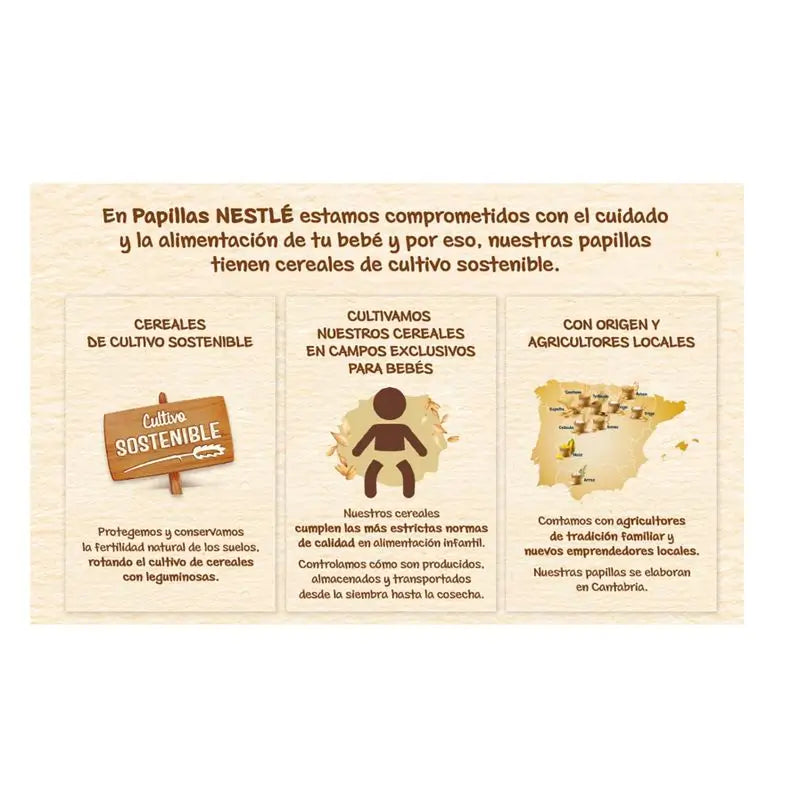 Nestlé 6-Pack 6 porridges 8 Céréales avec biscuit Maria, 475g