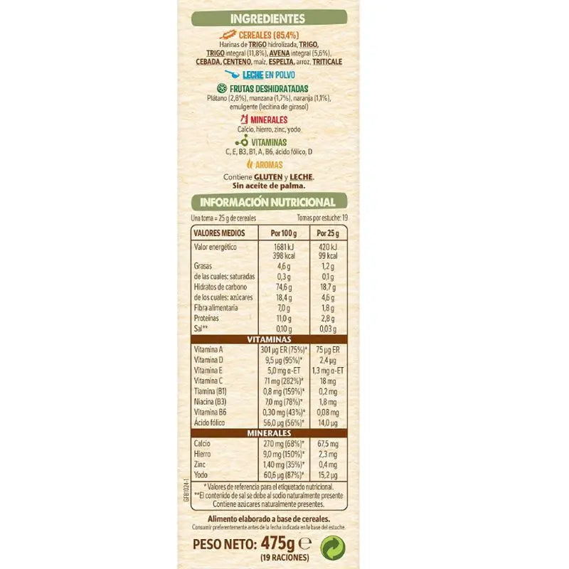 Nestlé Baby Food 8 Cereals With Fruit, 475g