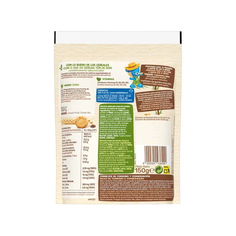 Nestlé PequeGalletas au chocolat, 150 g