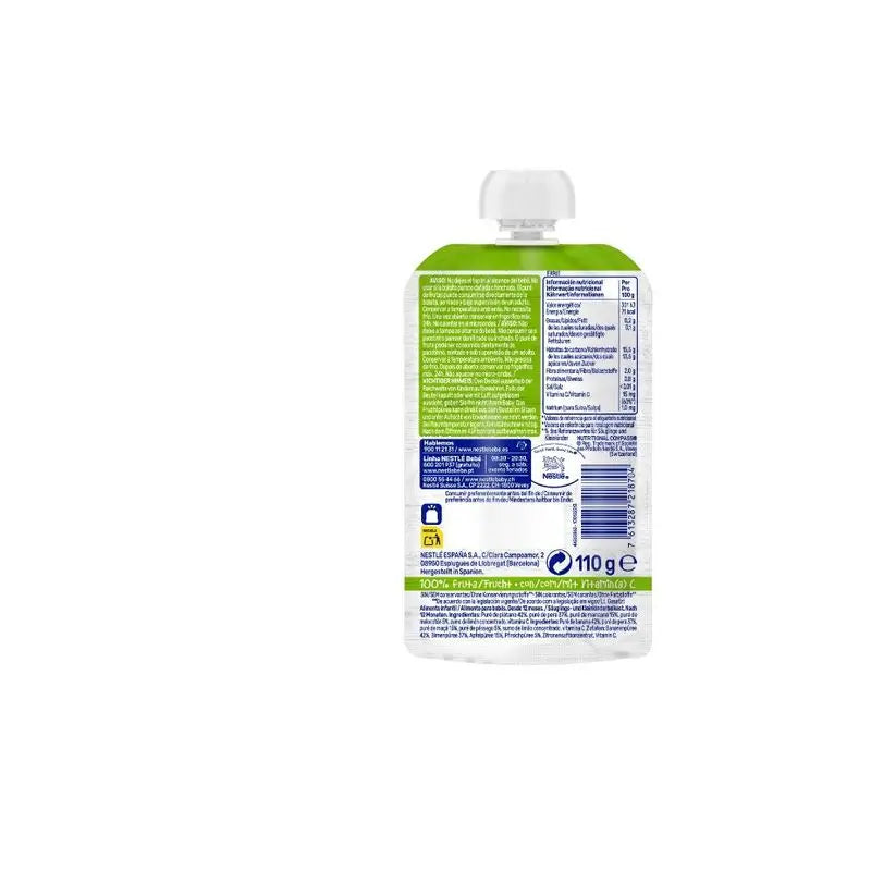 Nestlé Purée Happy Fruits Sachet, 110 g