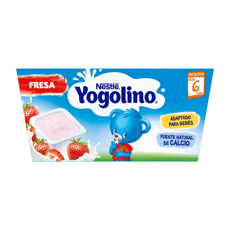 Yogolino Fraise, 4 x 100 g