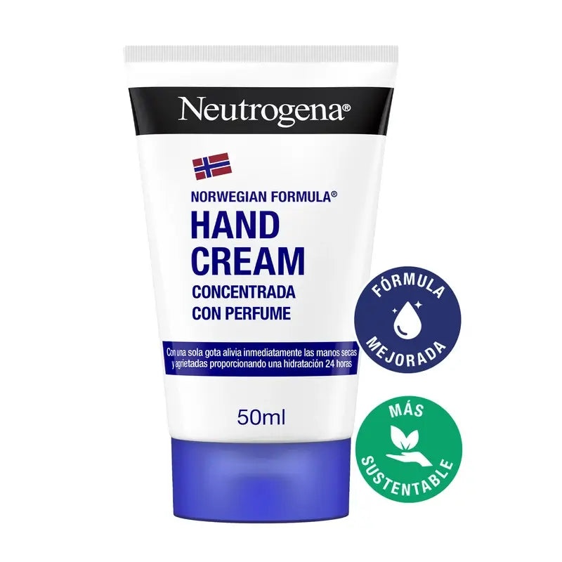 Neutrogena Crème réparatrice concentrée pour les mains avec parfum, 2 x 50 ml