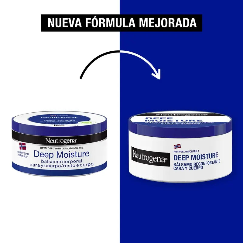 Neutrogena Crème hydratante réconfortante pour le visage et le corps, 2X2X300 ml
