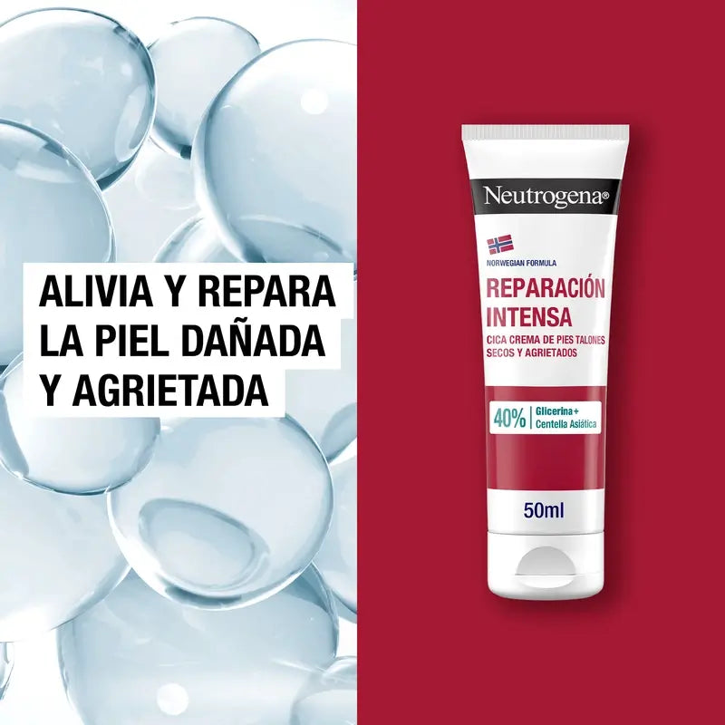 Neutrogena Crème pour talons crevassés CICA, 50 ml