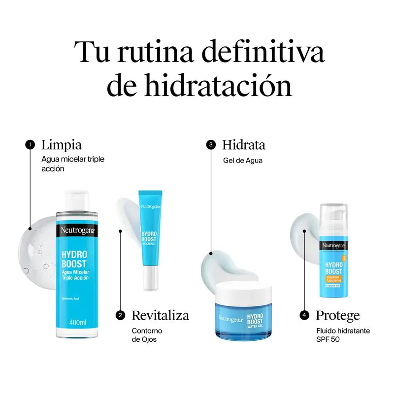 Neutrogena Hydro Boost Facial Cleansing Micellar Make-Up Remover Water, 400 ml