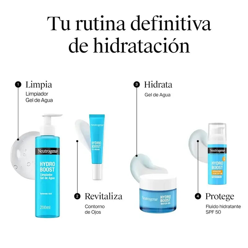 Neutrogena Hydro Boost Facial Moisturising Fluid Cream Spf50, 2X50 Ml