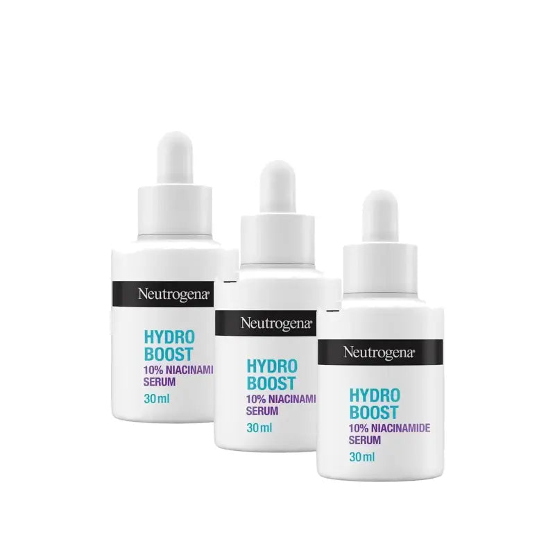 Neutrogena Hydro Boost Sérum à la niacinamide, lot de 3 x 30 ml