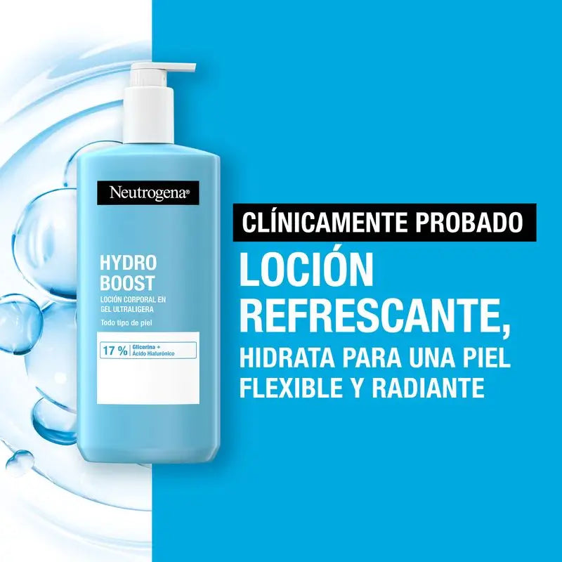 Neutrogena Hydro Boost Gel hydratant ultra léger pour le corps, 400ml