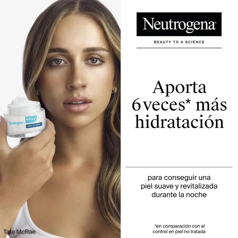 Neutrogena Hydro Boost Crème de nuit hydratante pour le visage, 50 ml