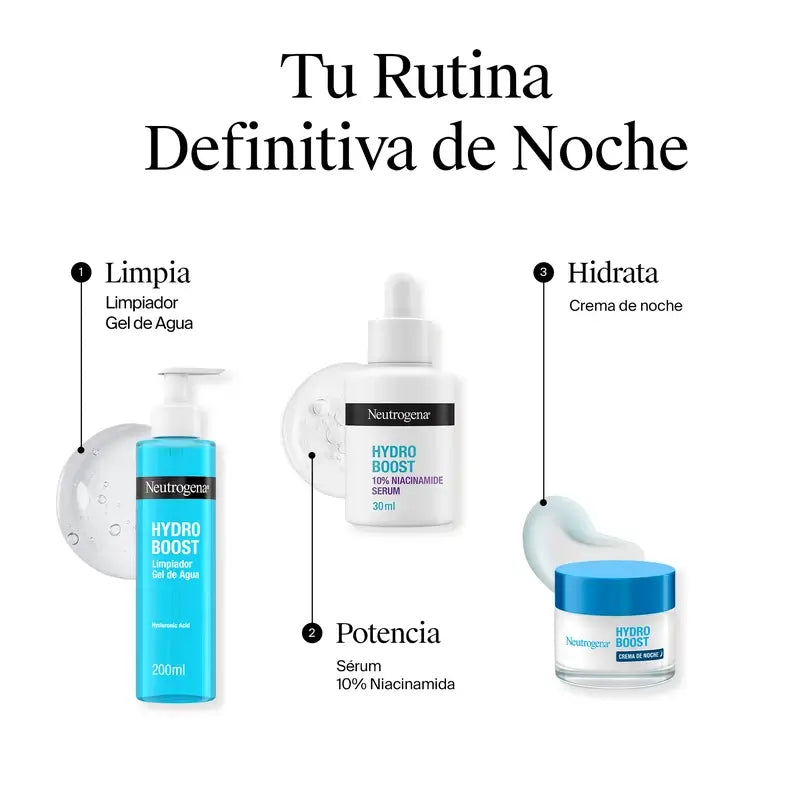 Neutrogena Hydro Boost Crème de nuit hydratante pour le visage, 50 ml