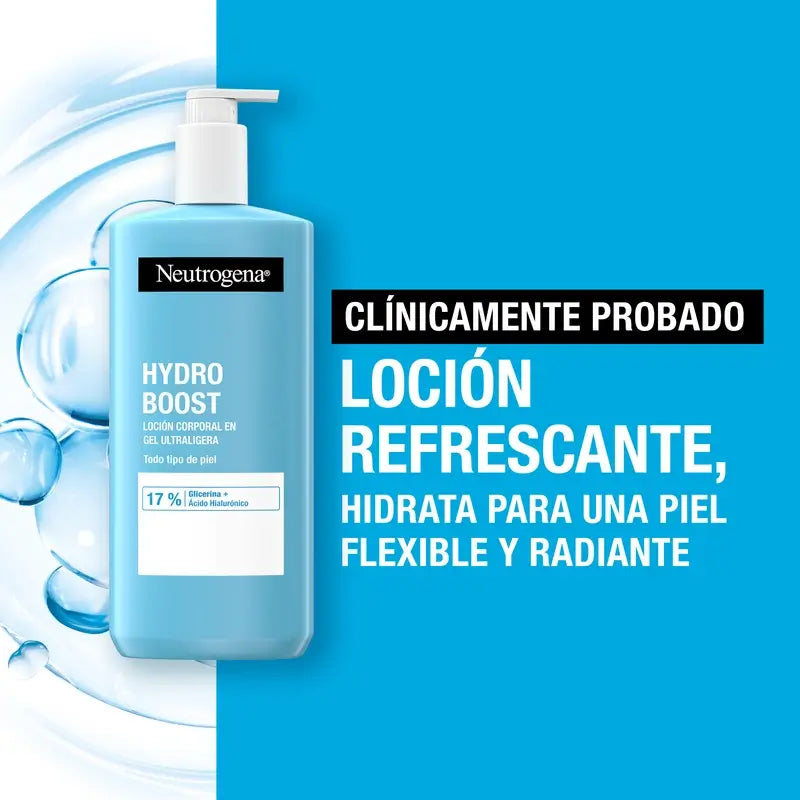 Neutrogena Hydro Boost Ultralight Body Cream Gel, 2x750ml