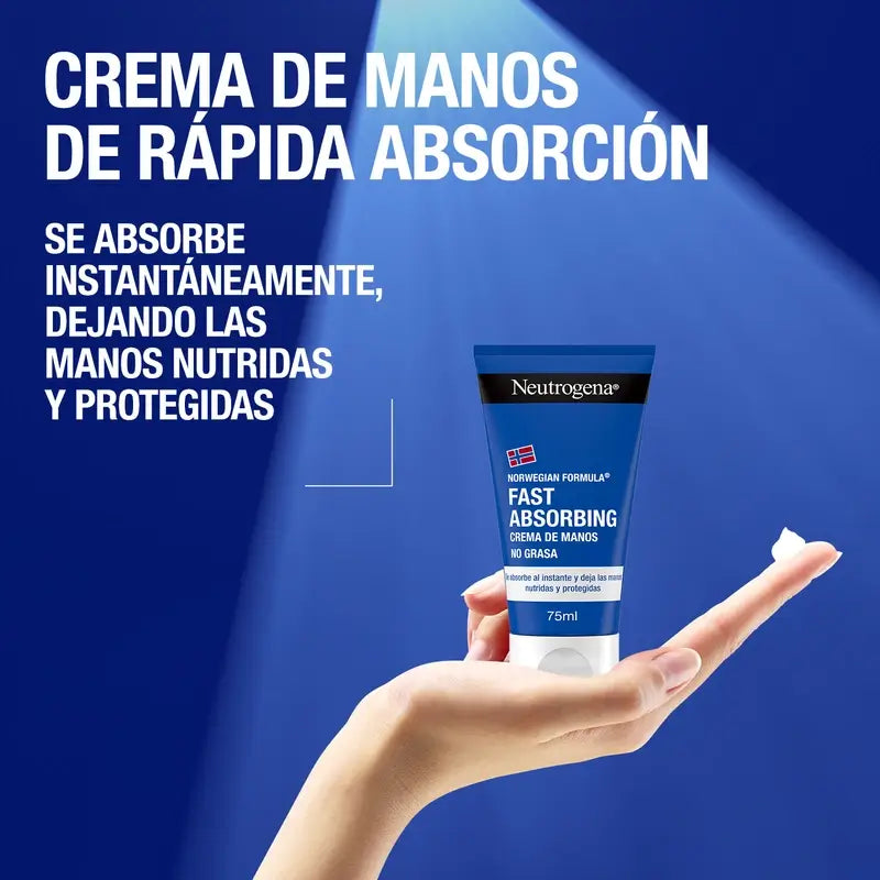 Neutrogena Crème réparatrice pour les mains à absorption rapide, 75 ml