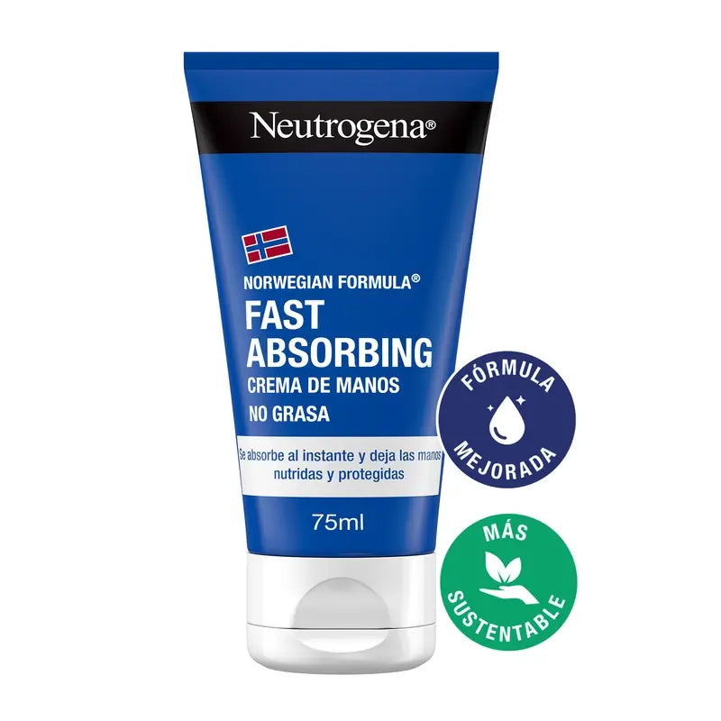 Neutrogena Crème réparatrice pour les mains à absorption rapide, 75 ml