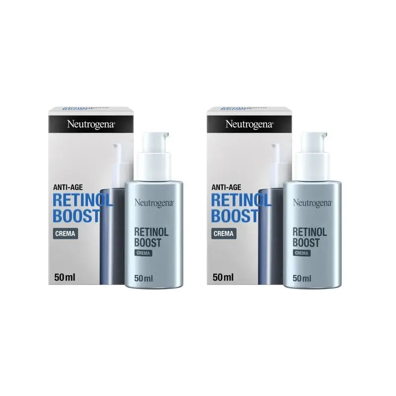 Neutrogena Retinol Boost Anti-Wrinkle Face Moisturiser, 2X50 Ml