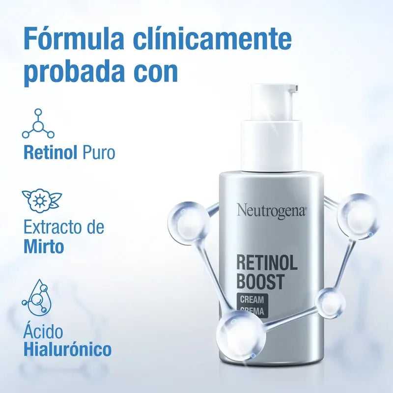 Neutrogena Retinol Boost Anti-Wrinkle Face Moisturiser, 2X50 Ml