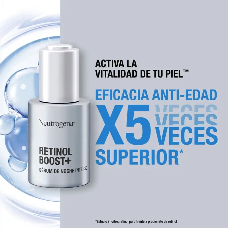 Neutrogena Retinol Boost Intense Anti-Wrinkle Face Serum 0.23% Retinol, 30 ml