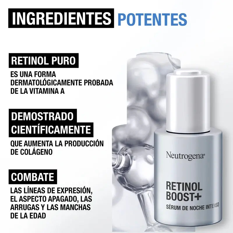 Neutrogena Retinol Boost Intense Anti-Wrinkle Face Serum 0.23% Retinol, 30 ml