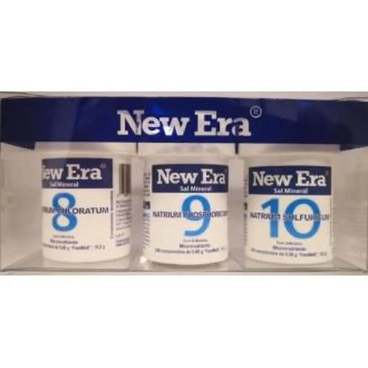 New Era Schussler Trio Metabolism Salts 8+9+10
