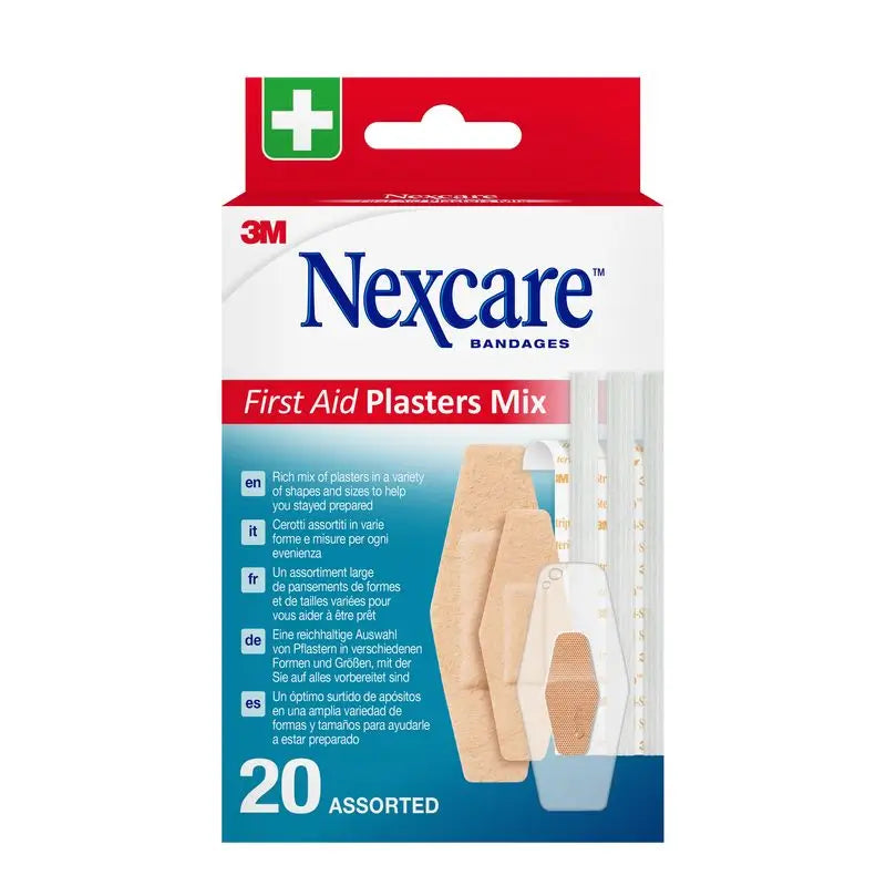 Nexcare First Aid Kit Sutures & Adhesive Strips Assorted, 20 units