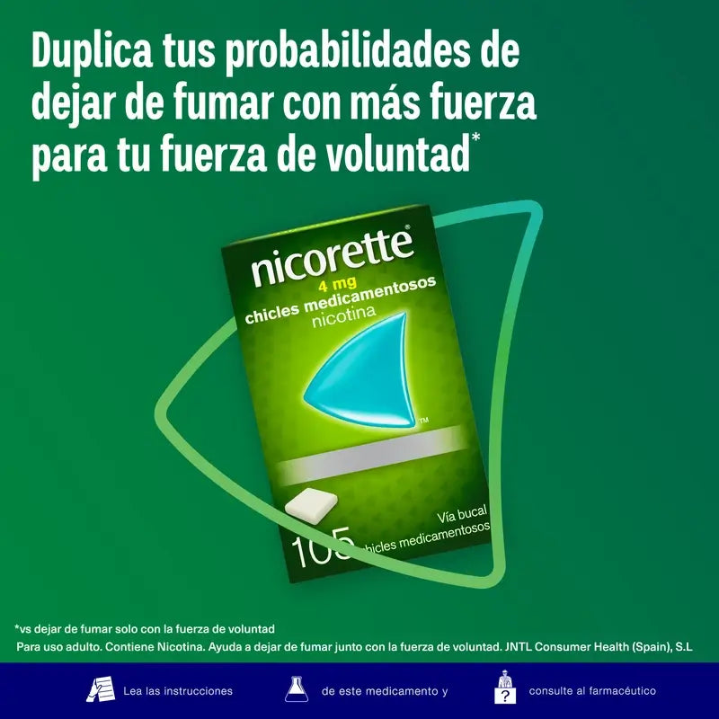 Nicorette 4 mg 105 Chewing-gum