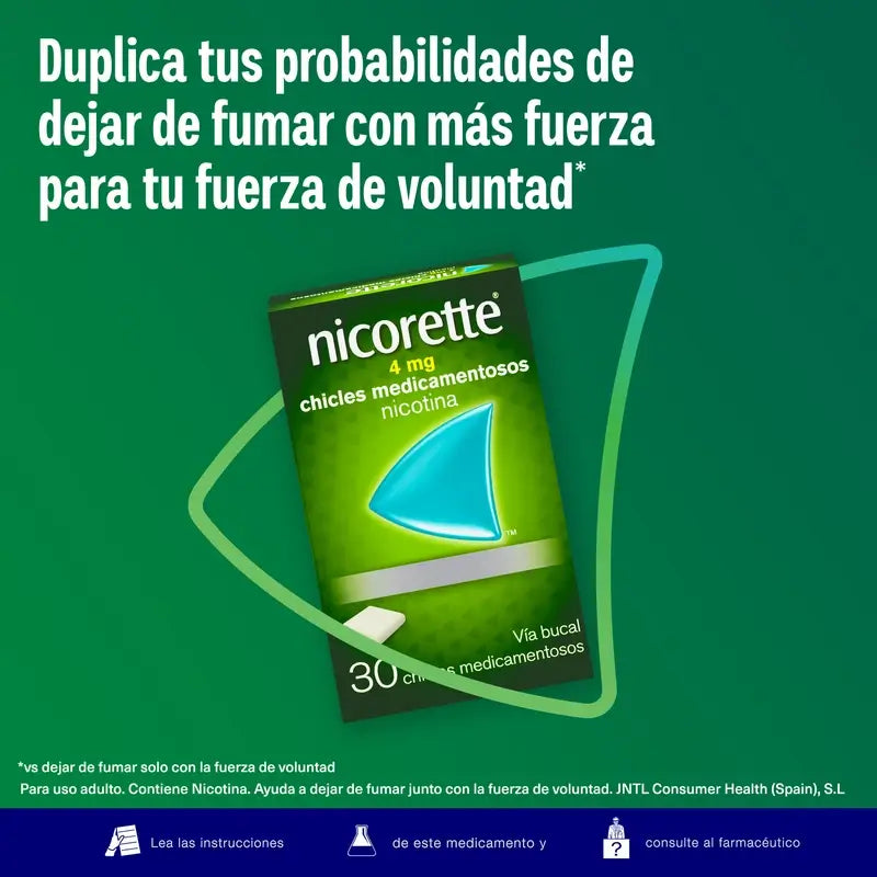 Nicorette 4 mg 30 Chewing-gum