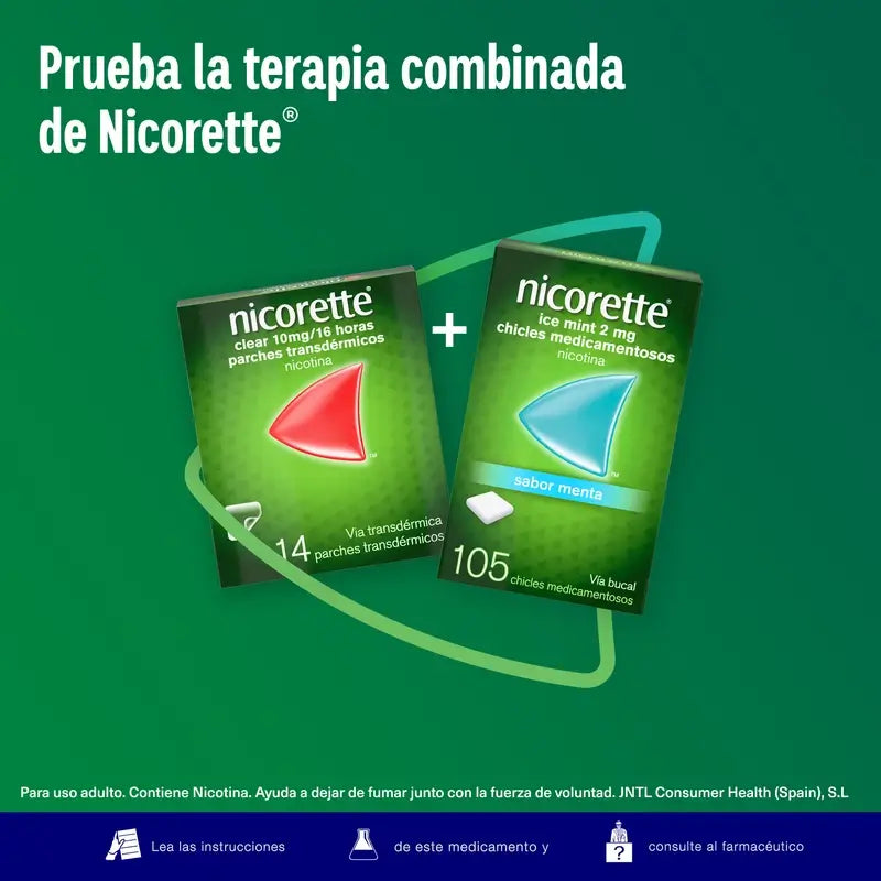 Nicorette Ice Mint 2 mg 105 Gomme à mâcher