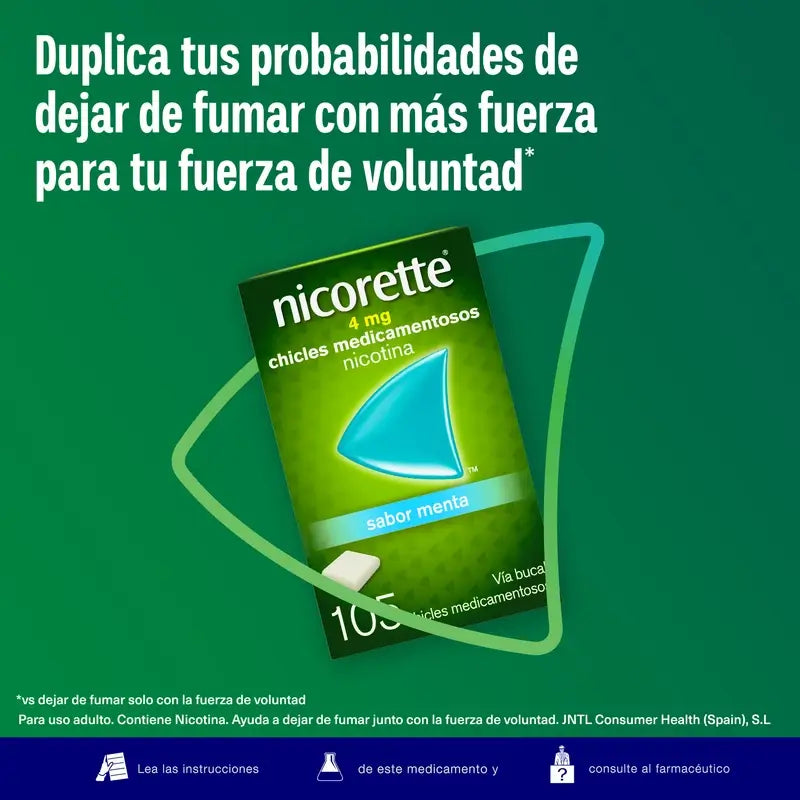 Nicorette Ice Mint 4 mg 105 Gomme à mâcher