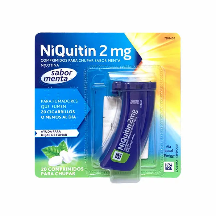Niquitin 2 Mg , 20 mint flavoured sucking tablets