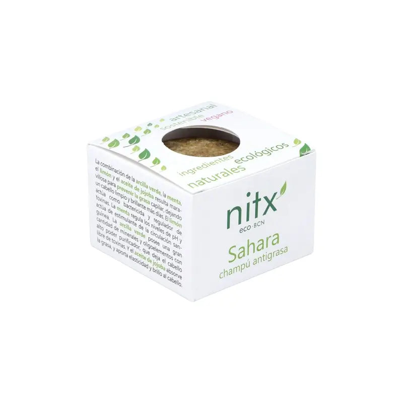 Nitx Solid Shampooing anti-graisse 85Gr.