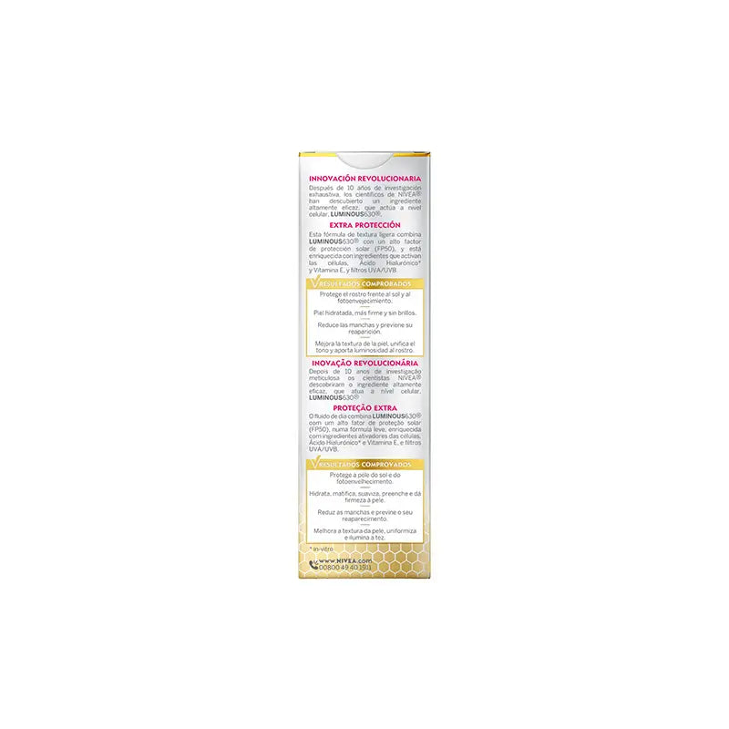 NIVEA Cellular Luminous630 Crème de jour anti-imperfections Fp50