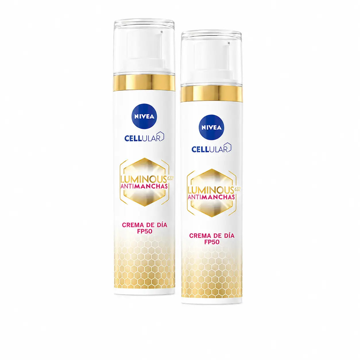 NIVEA Cellular Luminous630 Crème de jour anti-imperfections Fp50, Pack 2