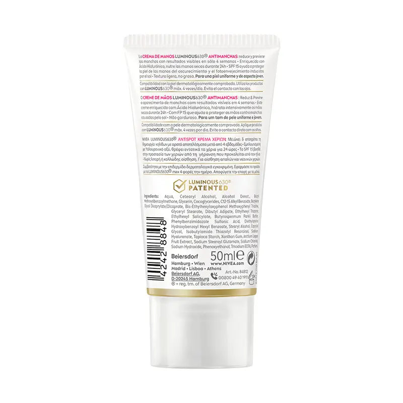 NIVEA Luminous Anti-Blemish Hand Cream 630