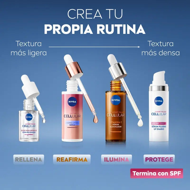 Nivea Hyaluron Cellular Expert Filler Sérum Reconstituant à l'Acide Hyaluronique 15Ml