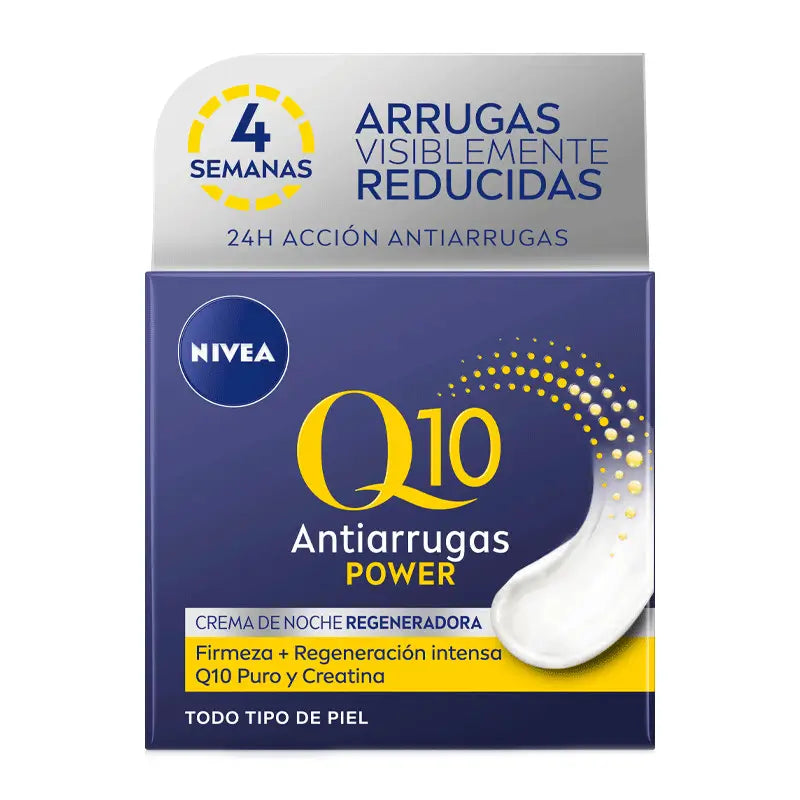 NIVEA Q10 Power Anti-Wrinkle & Firming Night Cream, 50 ml