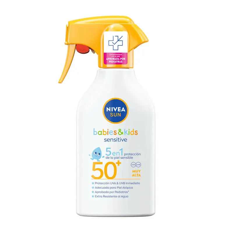 NIVEA Sun Babies & Kids Sensitive Sun Spray SPF50+, 270 ml