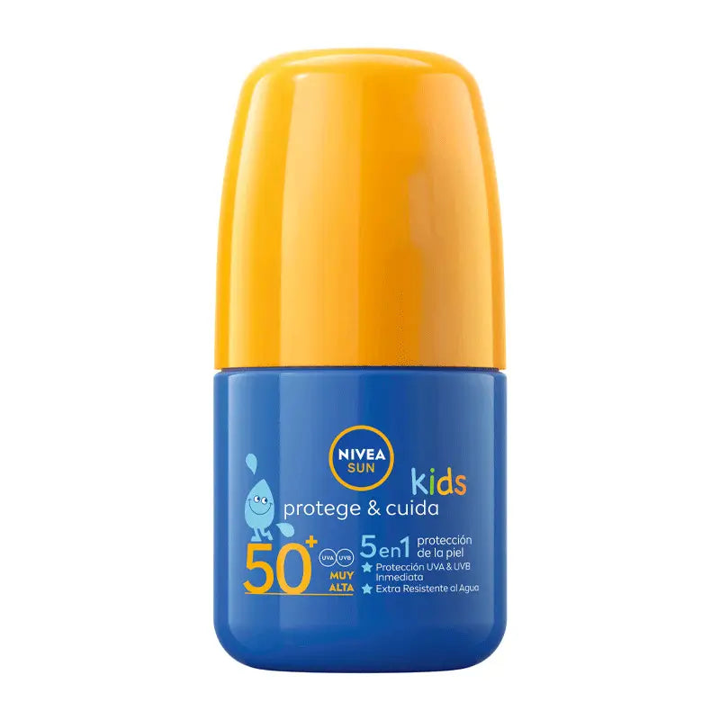 NIVEA Kids SPF50+ Protect & Care Sun Roll-On, 50 ml
