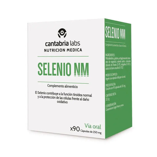 Selenium NM 90 Capsules, Cantabria Labs Medical Nutrition
