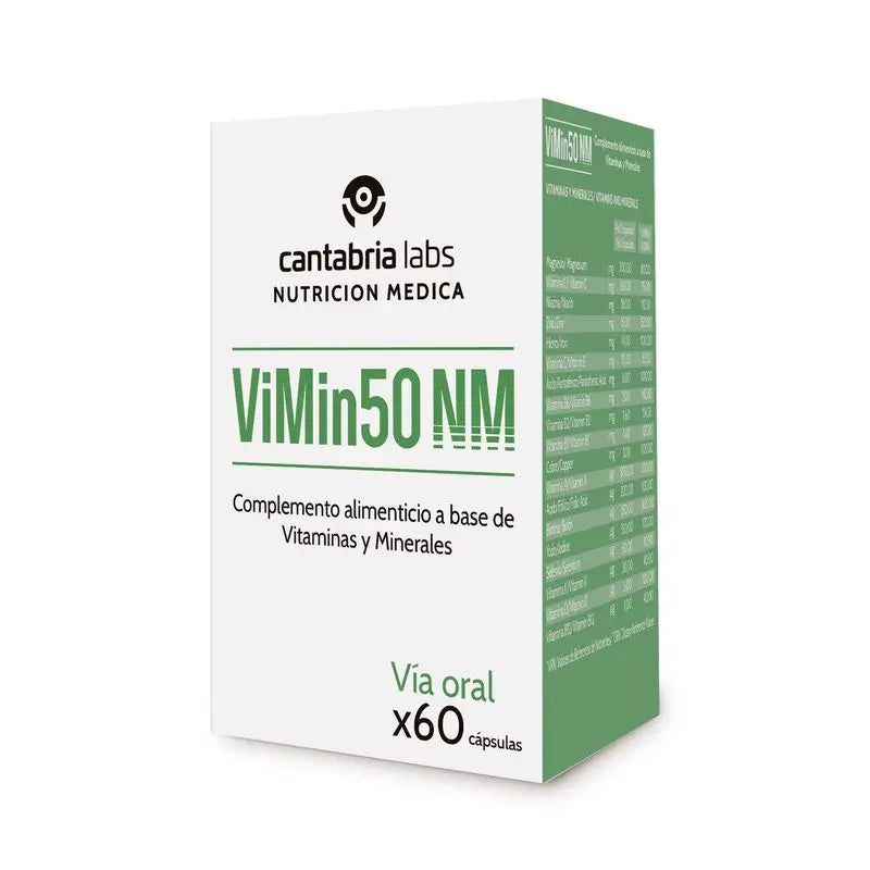 ViMin 50 NM 60 Capsules, Cantabria Labs Medical Nutrition