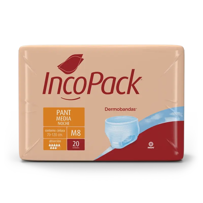 Incopack Pant Absorbent Night Pant Medium Size, 80 pcs.