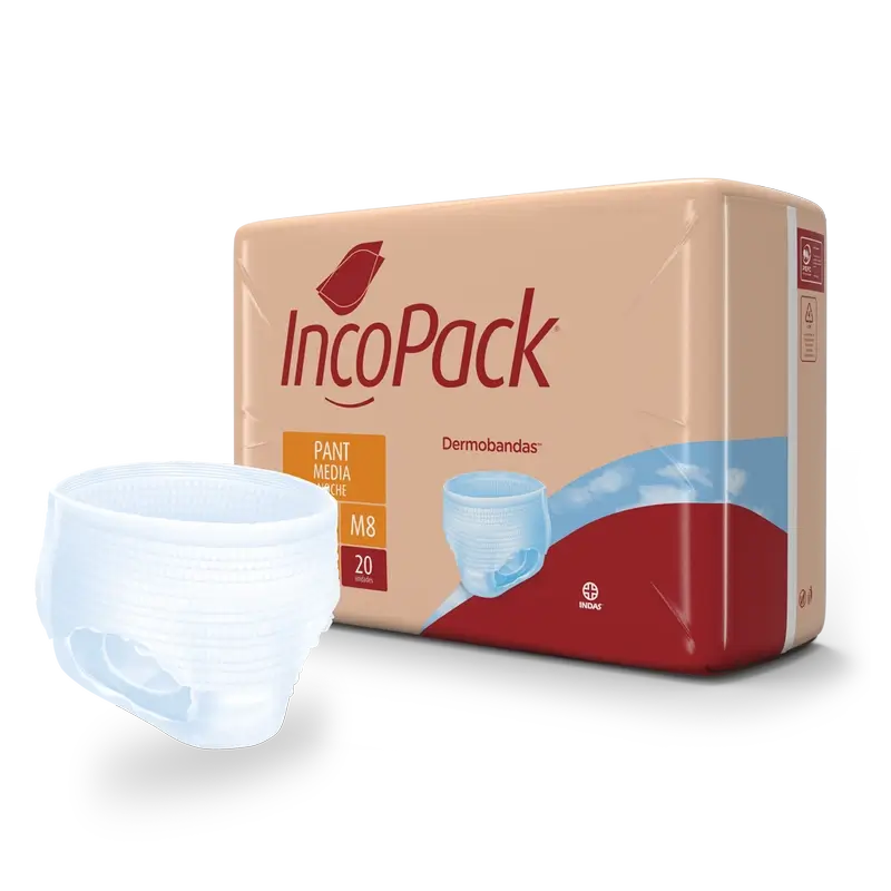 Incopack Pantalon de nuit absorbant Taille moyenne, 80 pcs.