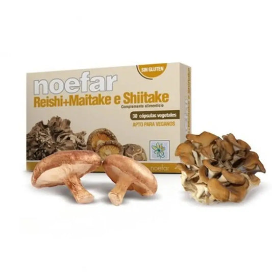 Noefar Reishi-Maitake-Shitake , 30 capsules