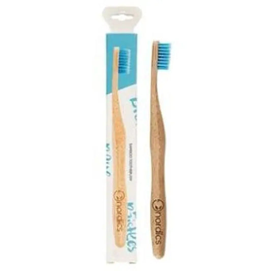 Nordics Oral Care Bamboo Toothbrush - Blue